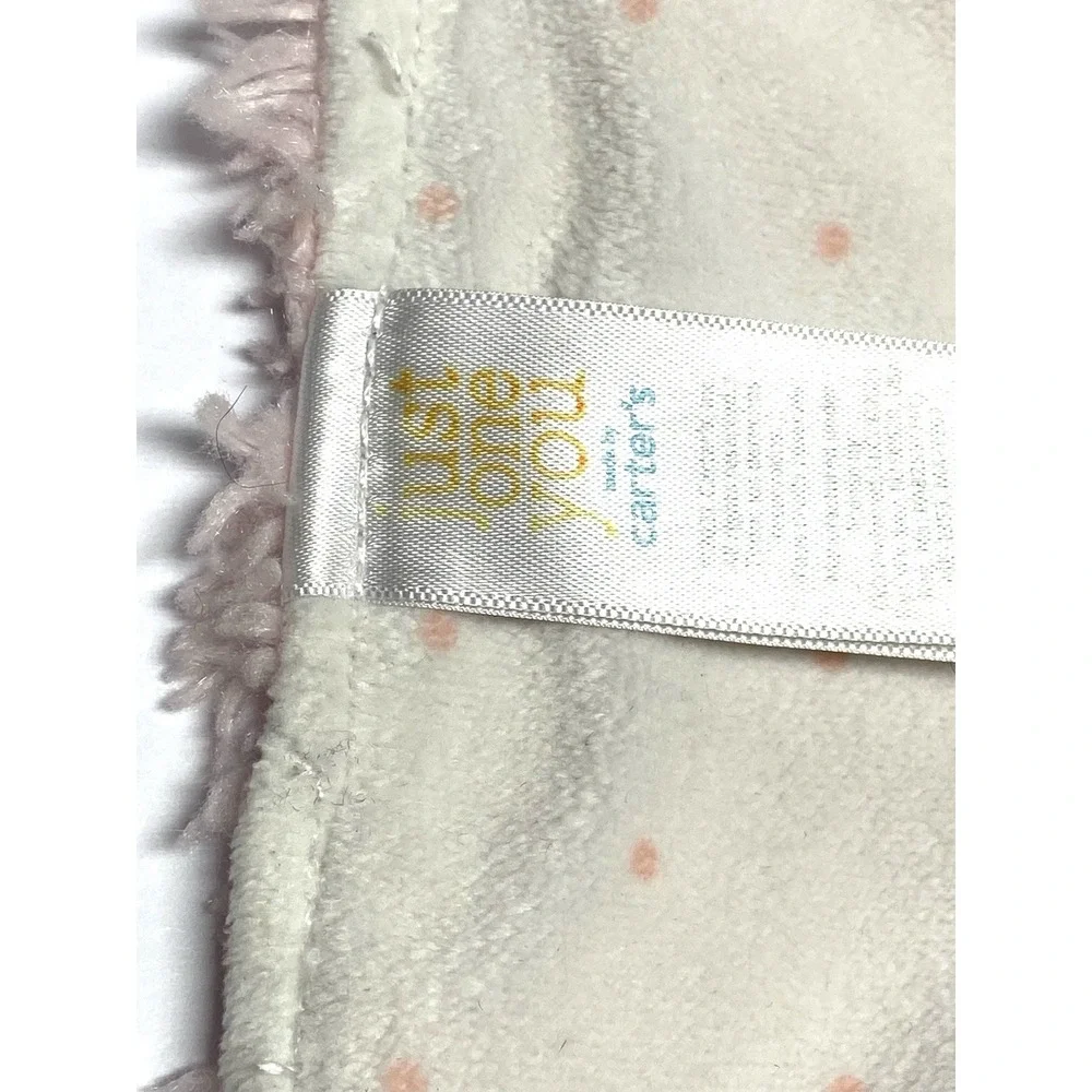 Carters Just One You Plush PINK OWL Baby Security Blanket Lovey Fuzzy 2021